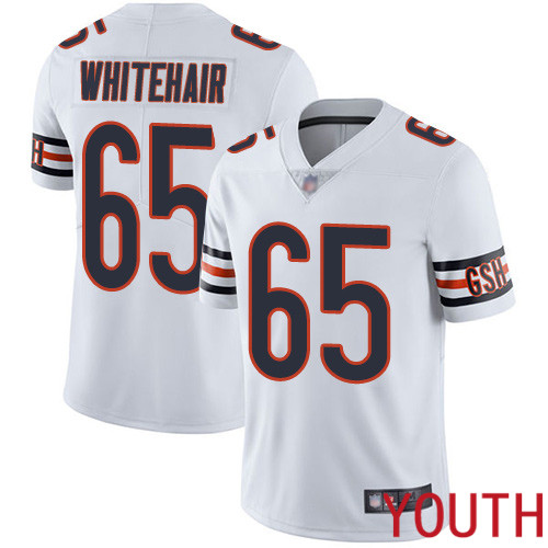 Chicago Bears Limited White Youth Cody Whitehair Road Jersey NFL Football #65 Vapor Untouchable->chicago bears->NFL Jersey